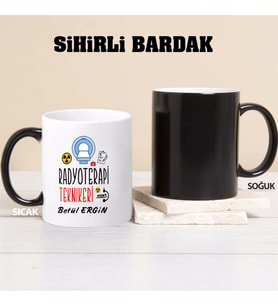 Radyoterapi Teknikeri Kupa Bardağı Sihirli (Beyaz)