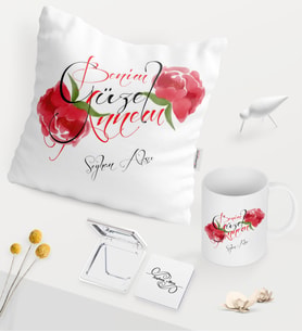 BK Gift Kişiye Özel Benim Güzel Annem Beyaz Kupa Ayna Yastık Seti (Model 1)