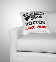 World's Best Doctor Yastık (Çok Renkli)