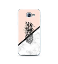Ananas Tasarım Süper Şeffaf Silikon Telefon Kılıfı Samsung A8 (2016)  