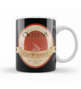 Harry Potter Ogden's Olde Time Firewhiskey Kupa Bardak Porselen