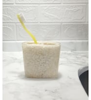 SIA Diş Fırçalık Deniz Taşı El Yapımı 400 Gr 10x5x9cm