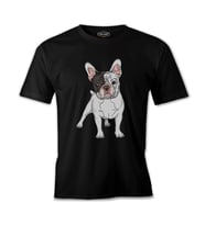 French Bulldog Siyah Erkek Tshirt