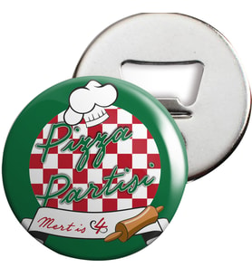 Pizza Konsept Açacaklı Magnet Kişiye Özel