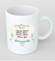Kişiye Özel  Anneler Günü Kupa Bardak