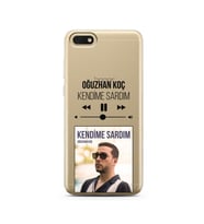 Oğuzhan Koç Mp3 Tasarımlı Süper Şeffaf Silikon Telefon Kılıfı Huawei Honor 7s-Y5