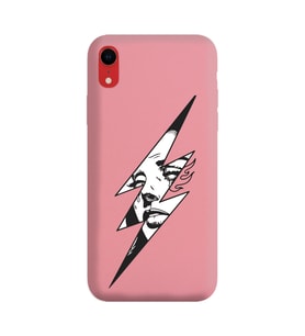 Iphone XR Flash Tasarımlı Pudra Lansman Telefon Kılıfı