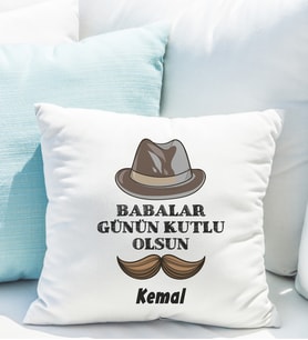 Babalar Günü Yastığı Kişiye Özel