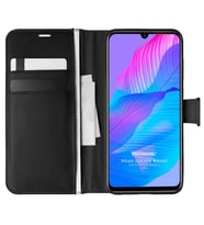 Microsonic Huawei P Smart S Kılıf Delux Leather Wallet Siyah