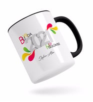 BK Gift Kişiye Özel 2024 Bu Yılda Hep Gülümse Siyah Kupa Bardak-1