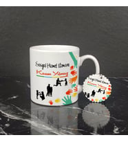 Sosyal Hizmet Uzmanı Kupa Bardak ve Anahtarlık Set