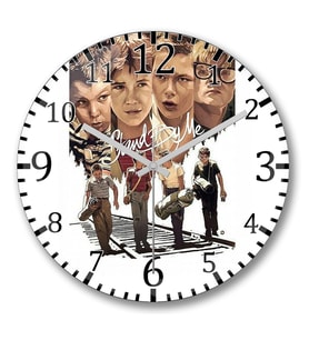 Stand By Me Duvar Saati Bombeli Gercek Cam