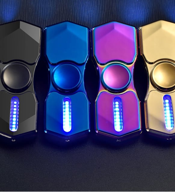 Stres Çarkı Alevsiz Çakmak Usb Şarjlı Cayro Flaş Fenerli Led