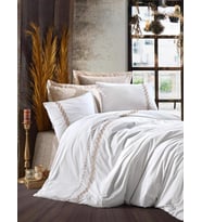 Cotton Box Majestic Çift Kişilik Nevresim Takımı Ines Bej