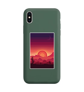 Koyu Yeşil Lansman Telefon Kılıfı Iphone X