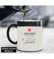 Yılbaşı Hediyesi İsimli Kupa Bardak Sihirli