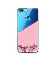 Kesik Çiçek Tasarımlı Süper Şeffaf Silikon Telefon Kılıfı Huawei Honor 9 Lite