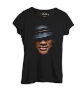 Will Smith Siyah Kadın Tshirt