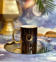Tarot Tasarımlı Gold Kupa