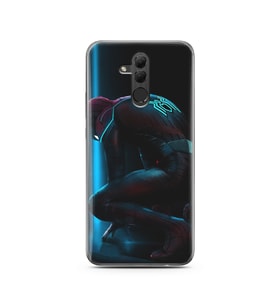 Örümcek Adam Tasarım Süper Şeffaf Silikon Telefon Kılıfı Huawei Mate 20 Lite 