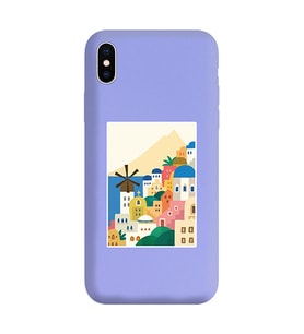 Lila Lansman Telefon Kılıfı Iphone Xs Max
