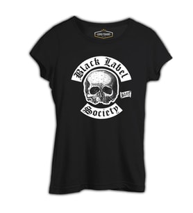 Black Label Society Siyah Kadın Tshirt