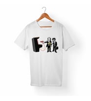 Pulp Fiction-Ucuz Roman Beyaz Tişört