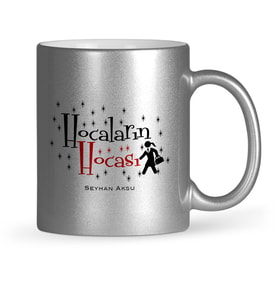 BK Gift Kişiye Özel Hocaların Hocası Gümüş Yaldızlı Kupa Bardak  2