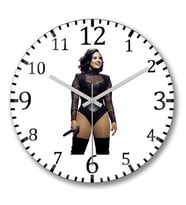 Demi Lovato Show Duvar Saati Bombeli Gercek Cam