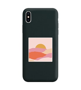 Siyah Lansman Telefon Kılıfı Iphone Xs Max