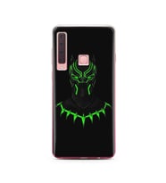 Black Panter Tasarım Süper Şeffaf Silikon Telefon Kılıfı Samsung A9 (2018)  