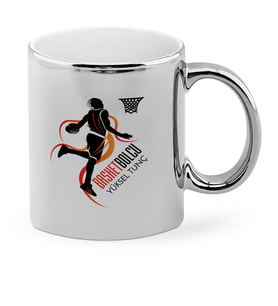 BK Gift Kişiye Özel Mesleki Basketbolcu Krom Kupa Bardak  1
