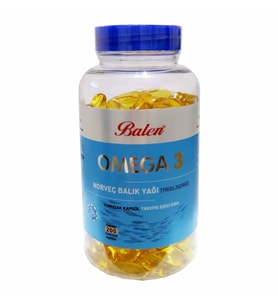 Balen Omega 3 Norveç Balık Yağı İçeren 200 Kapsül (1380 MG - Trigliserid Form)
