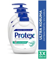 Protex Ultra Uzun Süreli Koruma Antibakteriyel Sıvı Sabun 3 x 300 ml