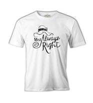 Mrs. Always Right Şapka Beyaz Erkek Tshirt