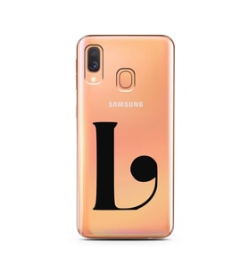Samsung A40 Harf Tasarımlı Telefon Kılıfı L-Harfi 