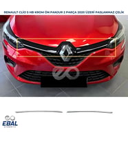 Renault Clio 5 HB Krom Ön Panjur 2 prç. 2019 ve üzeri P.ÇELİK