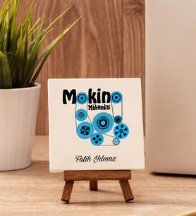 Makine Mühendisine Hediye Taş Dekor