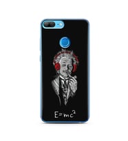 Einstein Tasarım Süper Şeffaf Silikon Telefon Kılıfı Huawei Honor 9 Lite 