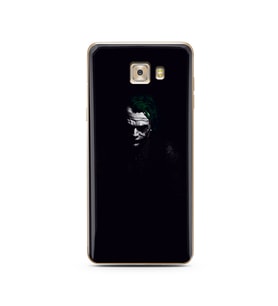 Joker Tasarım Süper Şeffaf Silikon Telefon Kılıfı Samsung C7 Pro 