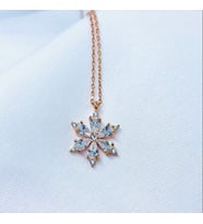 Lotus Çiçeği Gümüş Kolye