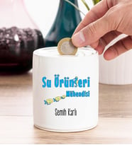 Su Ürünleri Mühendisi Kişiye Özel Kumbara