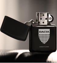 BK Gift Kişiye Özel Dacia Benzinli Siyah Metal Çakmak