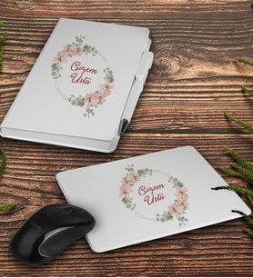 Kişiye Özel Defter Kalem Ve Mousepad Ofis Seti 94402