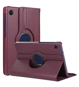 Microsonic Huawei MatePad T10 Kılıf 360 Rotating Stand Deri Mor