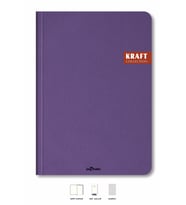 Kraft Ofis Defter Kareli Mor