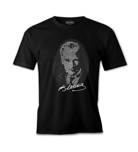 DNA'mızda Var - Atatürk Siyah Erkek Tshirt