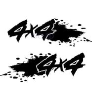 4x4 OFF ROAD Araba Sticker Yapıştırması 30CM