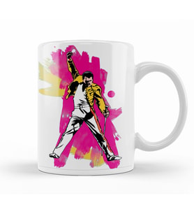 Queen Freddie  Mercury Kupa Bardak Porselen