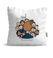 BK Gift Kişiye Özel Sınıf Öğretmeni  Yastık  3